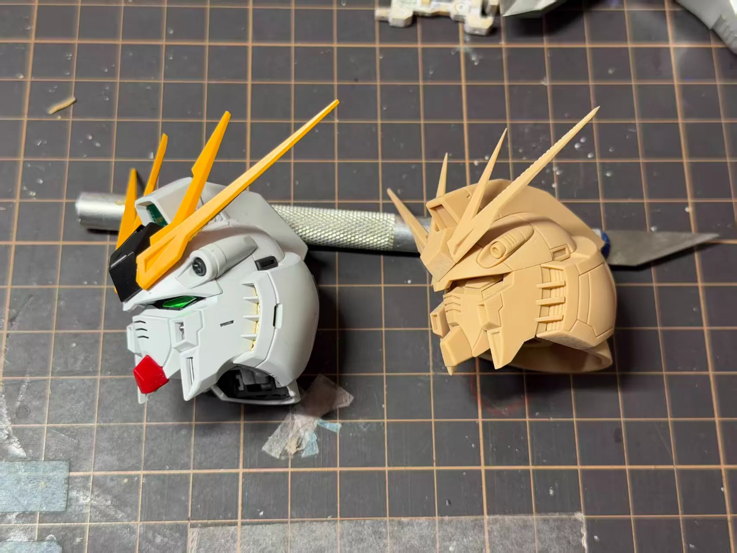 [Resin pieces] PGU RX-93 ν Gundam Replacement Head Resin pieces