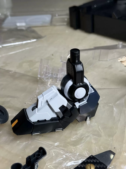 [3D printed pieces] Bandai PGU Nu ankle modification parts, extended design with internal heightening for longer legs.