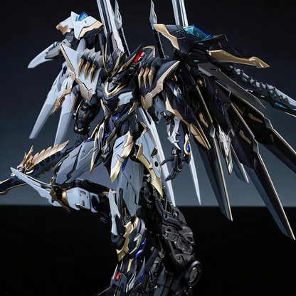 [Color customization] Legend of Star General MNP-XH12A Gan Jiang (white black color scheme) Model Kit