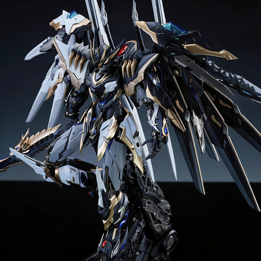 [Color customization] Legend of Star General MNP-XH12A Gan Jiang (white black color scheme) Model Kit