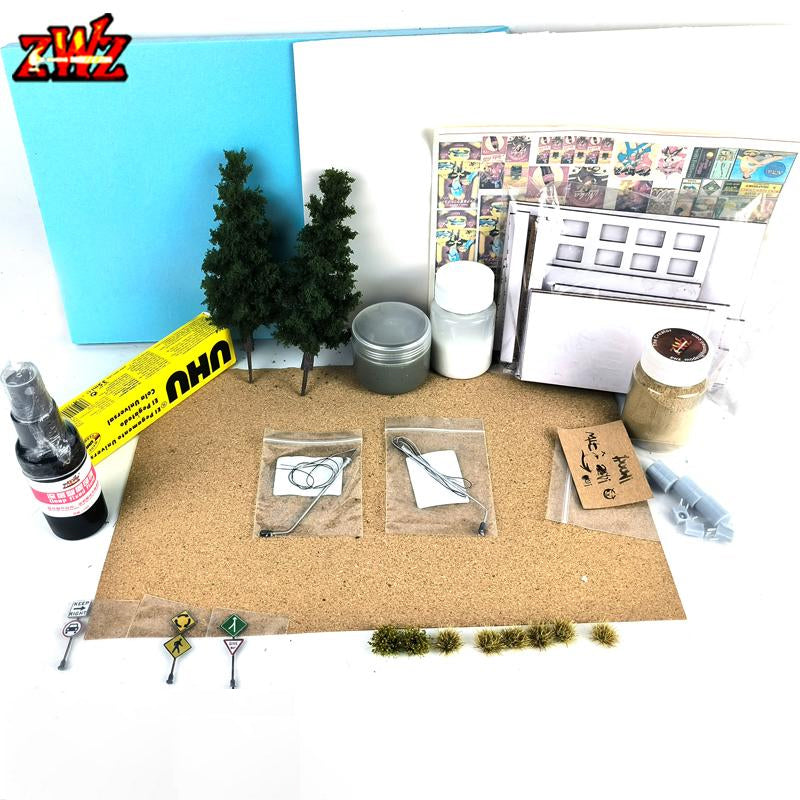 [Model Scene / Diorama Kit] City Scene Set Materials for model kits