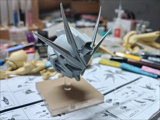 [Gundam Bust Resin pieces] RISING FREEDOM Gundam Head Bust -airlift