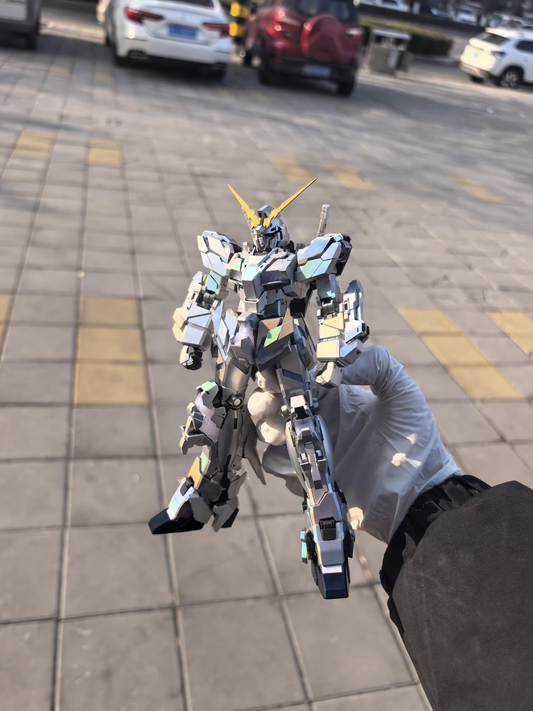 [Color customization] MGEX Unicorn Ver.Ka 1/100 RX-0 Assembly (Laser Paint Color Scheme) Model Kit