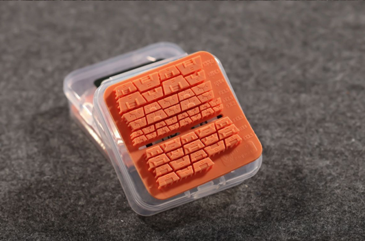 [3D printed pieces] DP-03 Gundam Model Detailing Parts, Semi-circular Detail Filler Sheets