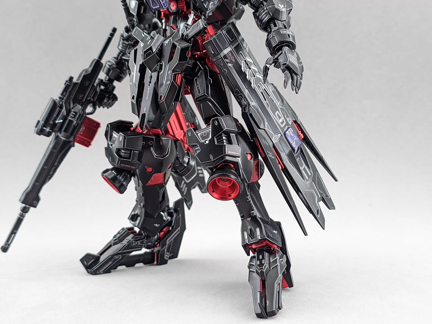 [Custom Electroplating] MG 1/100 ASW-G-XX Gundam Vidar (Titanium/Twilight Electroplated color scheme) Model Kit