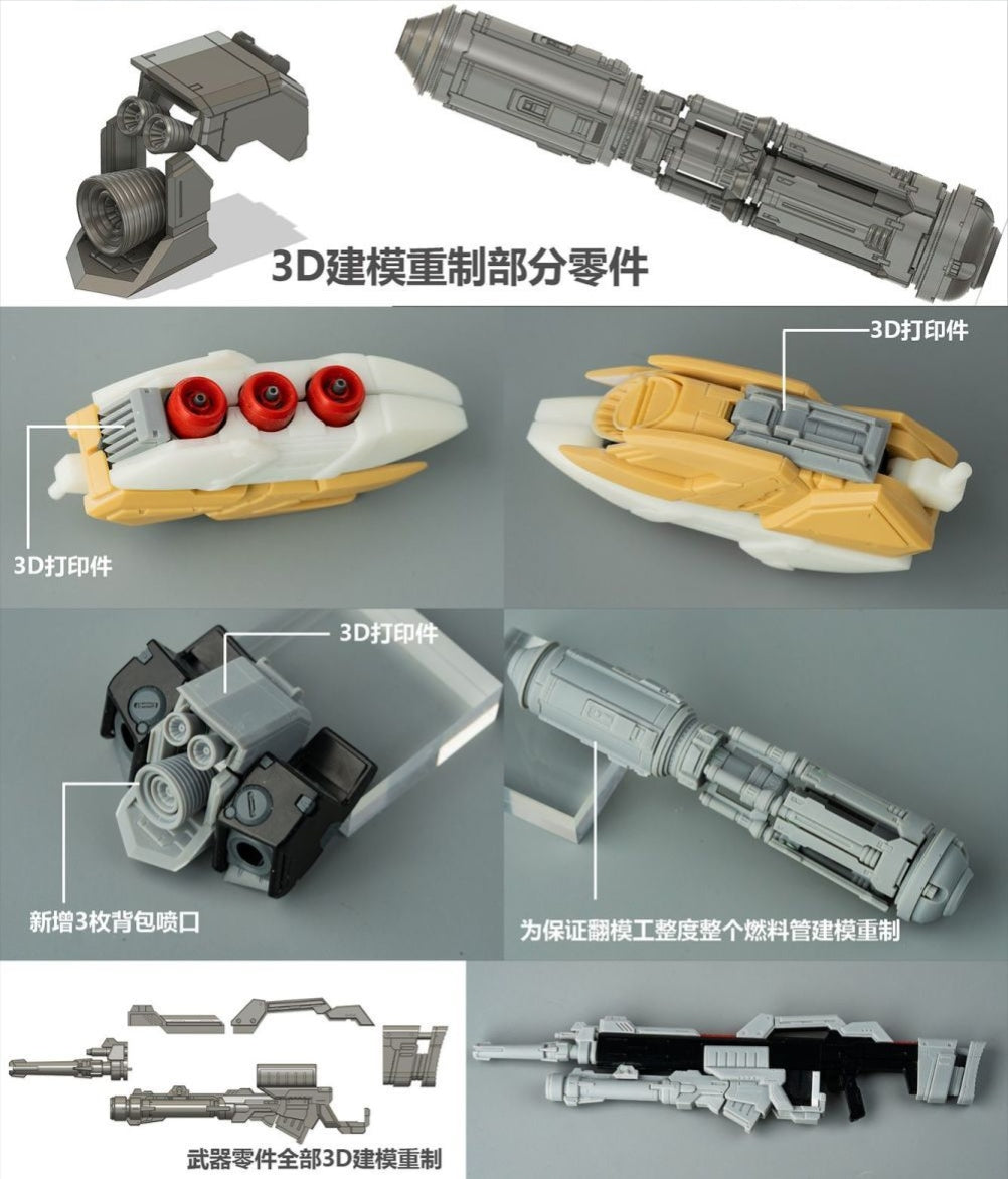 [Resin Kit] PRE-ORDER Yujiao 1/100 Sazabi 1.0 Enhanced Conversion Kit