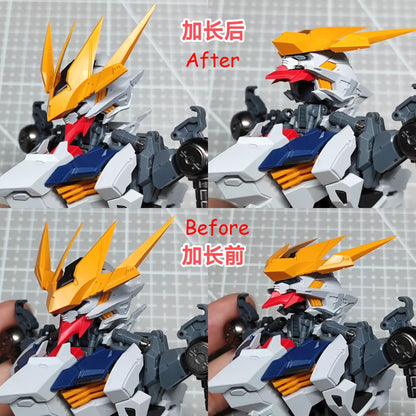 [3D printed pieces] WOLF TECH/LUNAVOR 1/100 detail up Barbatos Lupus Rex king Neck Extension Upgrade Parts