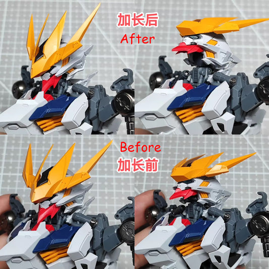 [3D printed pieces] WOLF TECH/LUNAVOR 1/100 detail up Barbatos Lupus Rex king Neck Extension Upgrade Parts