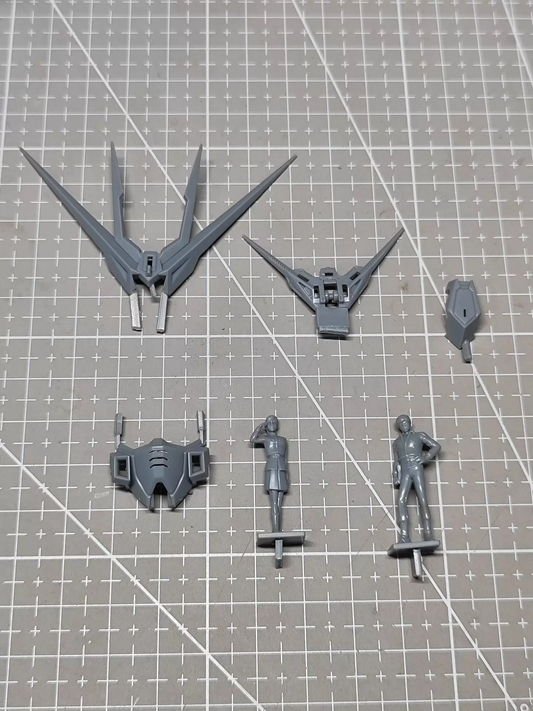 [3D printed pieces] Bandai PG Unicorn PGU 1/60 NU Gundam Replacement Parts for head parts