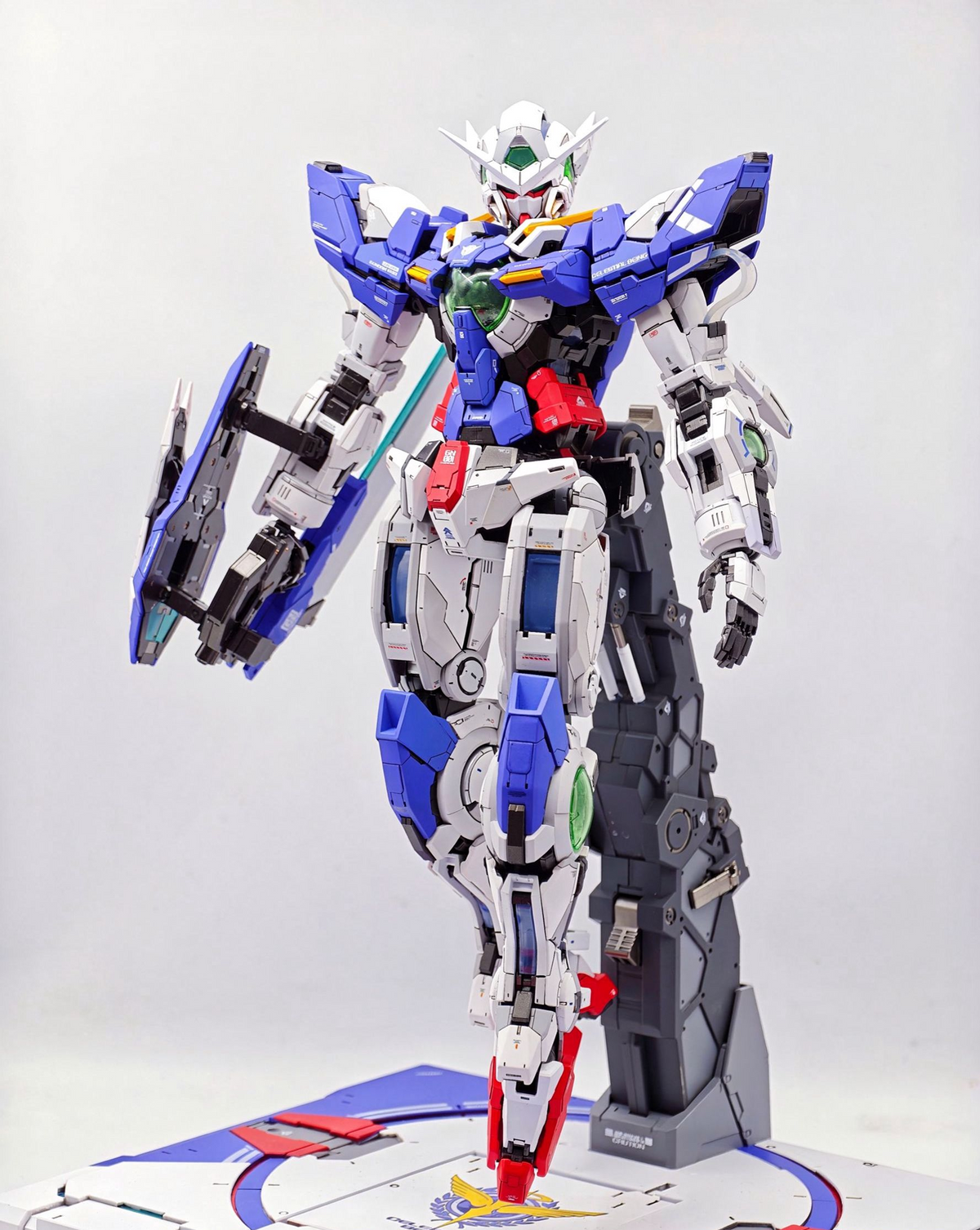[Custom Painting] PG 1/60 Gundam Exia+Resin Enhanced Conversion Parts (Original Color Scheme) Model Kit